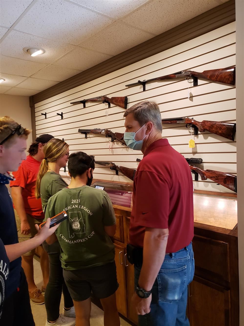 NJROTC Air Rifle Team Field Trip to Anschutz North America in Trussville, AL on 26 AUG 2021