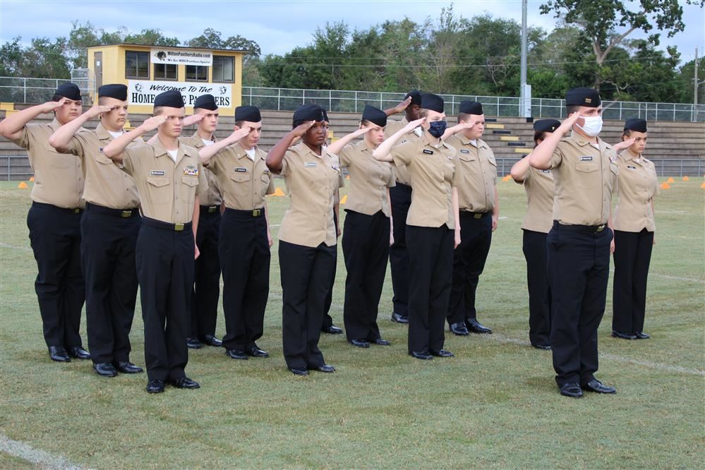 RHS NJROTC CADETS COMPETED @ ESCAROSA DRILL MEET IN MILTON, FL