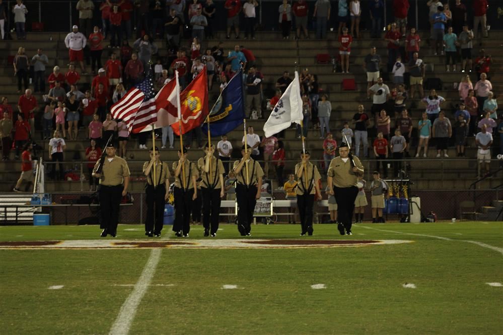 Senior Night Color Guard - 15 OCT 2021