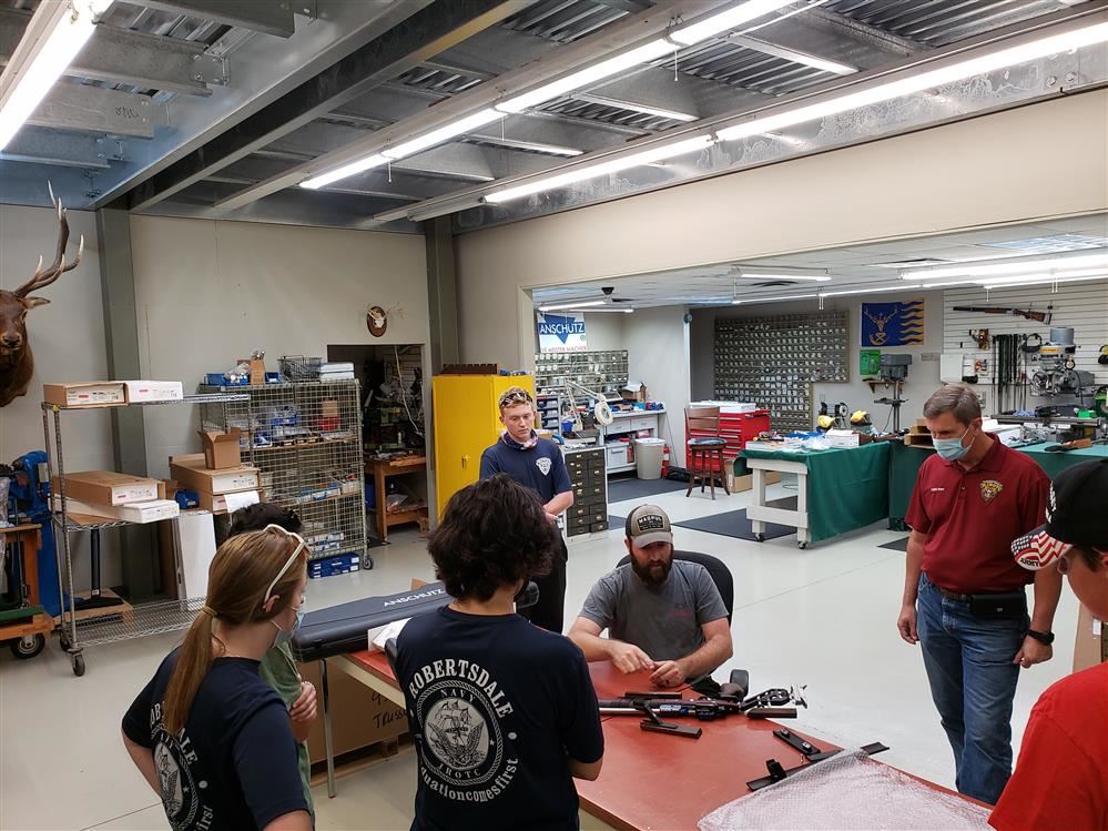 Gunsmith Austin Cook Briefs Air Rifle team on Anschutz Model 9015 - 27 AUG 2021