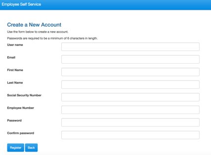 Create a new account  