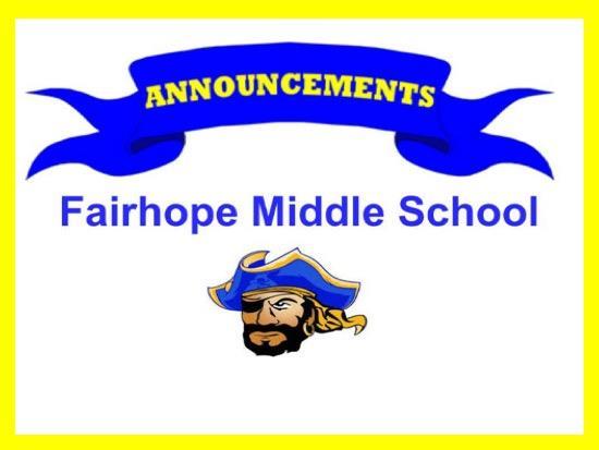FMS Announcements